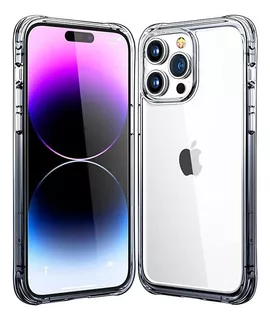 Funda Transparente Negro Para iPhone 14 Pro