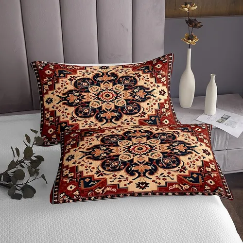 Erosebridal Art Deco Queen Juego De Colcha Oriental Para Y Y
