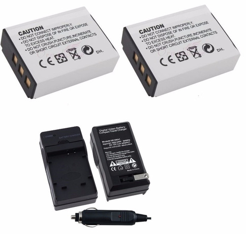 Kit 2 Baterias Np-85 + 1 Carregador P/ Fujifilm Sl1000 Sl260