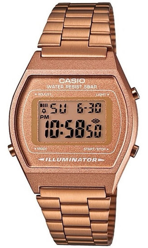 Relógio Casio Feminino Vintage Rose Gold B640wc-5adf - Nfe