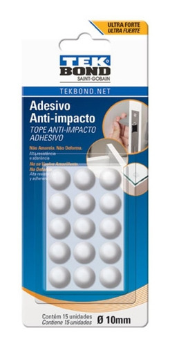 Adesivo Anti-impacto 10mm 15 Unidades Tekbond 23501001000