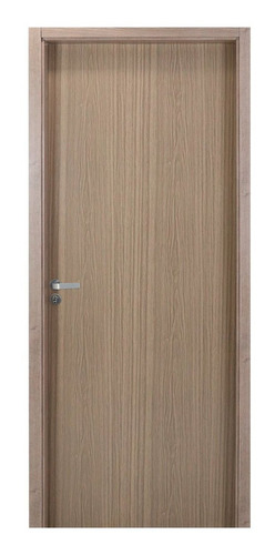 Kit Porta De Madeira Lisa 215x84cm Com Batente De Mdf Ultra