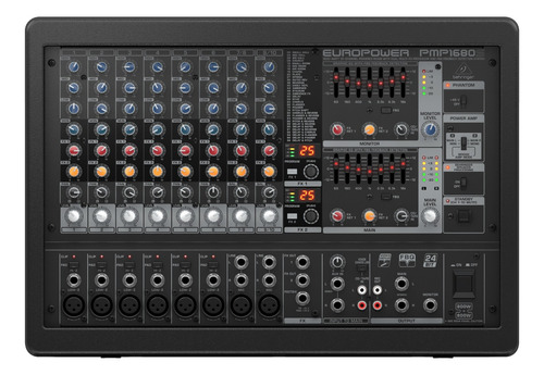 Consola Amplificada Behringer Pmp1680s 10 Canales 1600w 