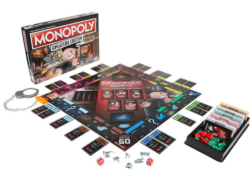 Imagen 2 de 5 de Juego De Mesa Monopoly Edición Para Tramposos Hasbro Nuevo