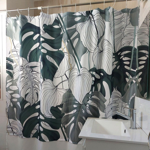 Cortina De Baño Tela Diseño Original Unicas! No Son Plastico Sp Jungle