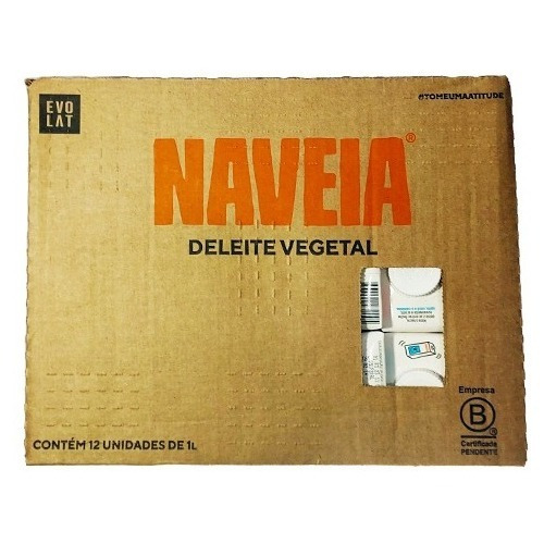 Bebida À Base De Aveia Original Naveia Caixa 12x1l