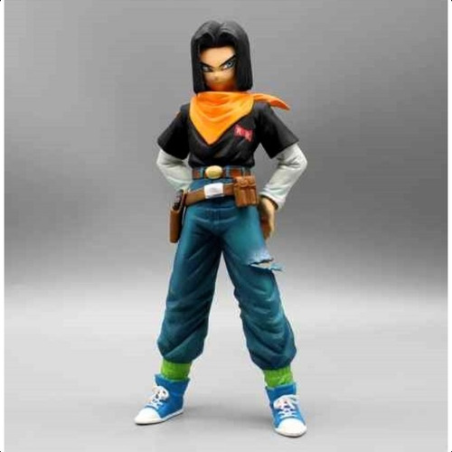 Boneco Android Numero 17 Action Figure 24cm Pvc Dragon Ball