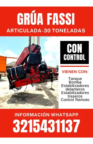Grua Articulada 12 Y 15 Toneladas - Brazo Grua Camion Grua