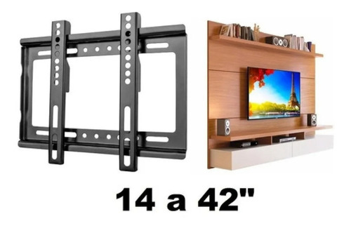 Soporte Tv Led Lcd Fijo Extra Chato 14 19 22 24 32 39 40 42