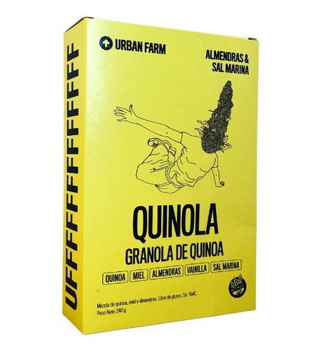 Granola De Quinoa Almendra Y Sal Marina Urban 240 G Sin Tacc