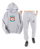 Comprar Conjunto Jogging Gris Algodón Liverpool Todos Los Equipos