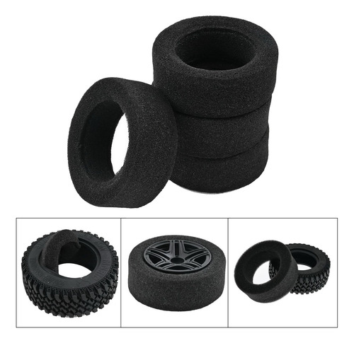 2 X 4 Piezas Rc Rueda Neumáticos Espuma Inserto Para Mn86k