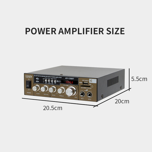 Amplificador De Coche Y Altavoz Ldzs Spe-fs