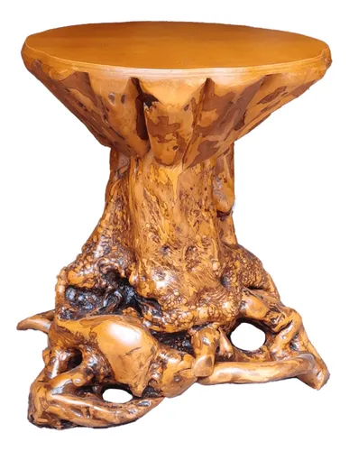 Mesa Rustica De Tronco De Arbol Azalea