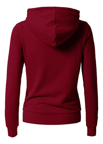 Campera Hoodie Con Capucha Slim Fit Algodón Frizado