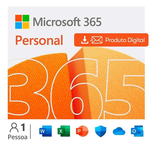 Microsoft Office 365 Personal 12 Meses - Digital Download
