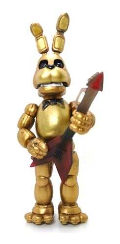 Juguete Fnaf Golden Bonnie Five Night At Freddys Figura 24cm