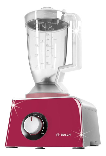 Imagen 2 de 4 de Multiprocesadora Bosch Styline MCM4 800W roja y beige 220V - 240V