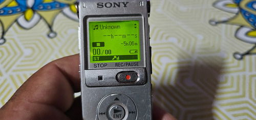 Grabadora De Voz Sony Gris (Usado)