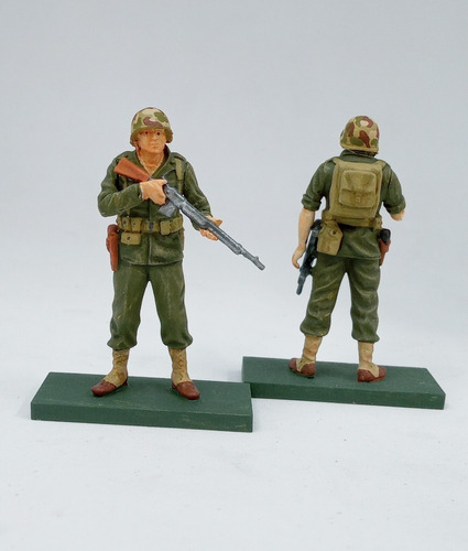 Soldados De Plomo Marines Segunda Guerra Mundial 