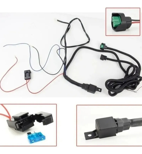 Ramal Cableado Interruptor Relay Botonera Para Neblineros