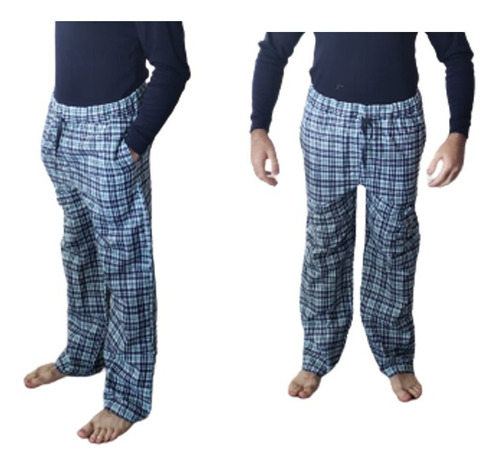 Pijama Pantalon Caballero Franela Mod 250 Tda