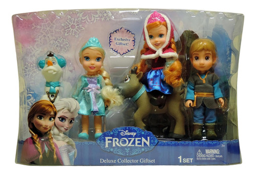 Frozen Set Muñecos Deluxe Collector 5 Muñecos Original