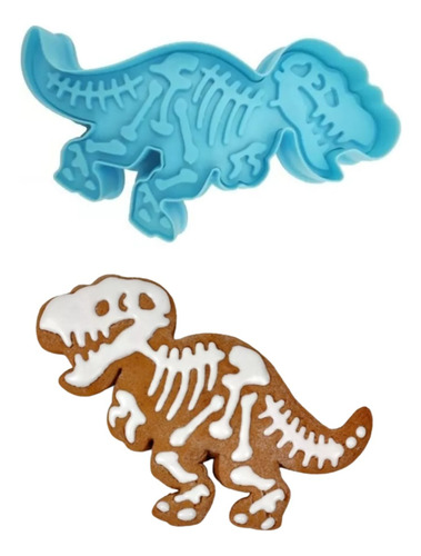 Molde Cortante Expulsor Grande Dinosaurio Dino Galleta Linie