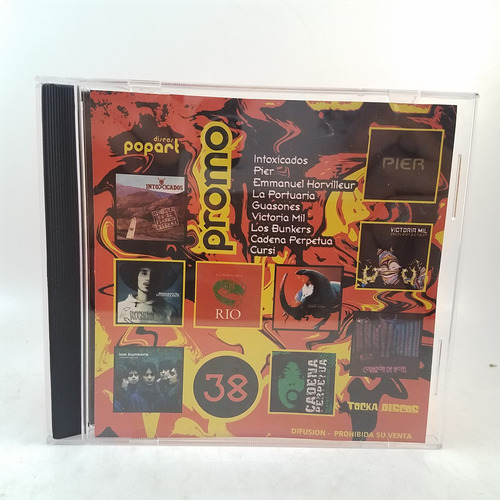 Popart Promo Cd 38 - Intoxicados Pier Portuaria Bunkers Mb