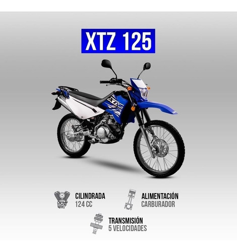 Imagen 13 de 25 de Yamaha Enduro Nueva Xtz 125 0km 23 Plan Ahora 12! Patronelli