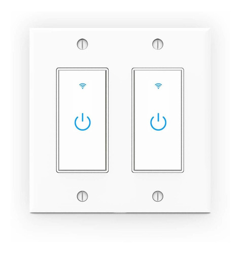 Interruptor De Luz Wifi Smart Switch 2 Gang Touch Wall ...