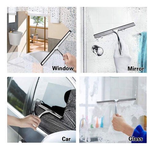 Escobilla De Ducha Multiusos Para Puertas De Ducha, Baño, Vi