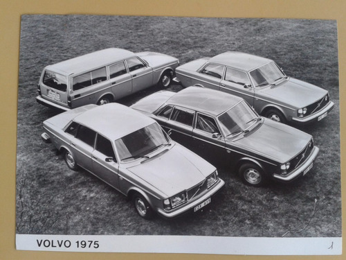 Volvo 1975  Motor  B27e Foto Publicidad Promoción