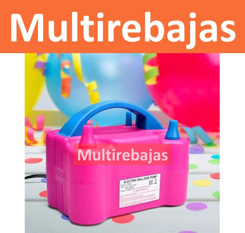 Practica Maquina Para Inflar Globos Infladora Portátil