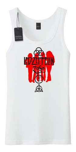 Musculosa Hombre Led Zeppelin Dibujo Art Logo - Mulz1