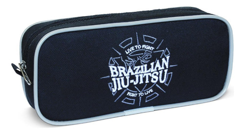 Estojo Ls Ee2053 Preto Bordado Brazilian Jiu-jitsu