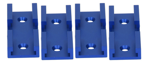 Conector De Esteira De Carpintaria Azul 4pcs T Intersection