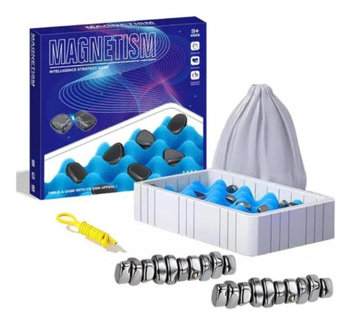 Juego Mesa Damas Magnétic Niños Con Tablero Y Piezas Ajedrez