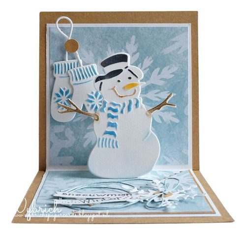 Suaje De Corte De Muñeco De Nieve / Creatables Snowman