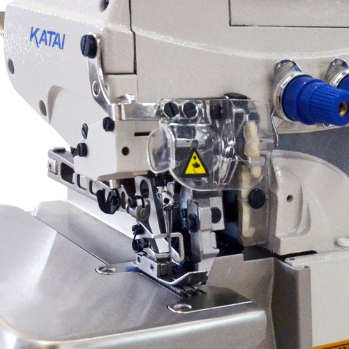 Imagen 6 de 6 de Overlock Industrial 5 Hilos 110v Con Motor Servo F5-5d Katai