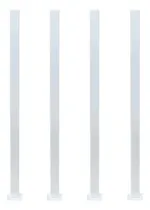 Comprar Pé De Mesa Aparador Cannes Slim 90cm Branco 4 Unid. Duráveis