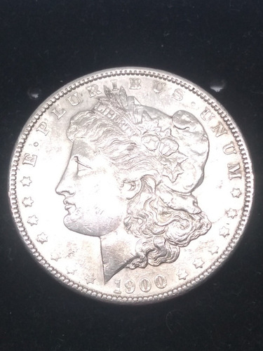 Moneda 1 Dólar Morgan U S A Plata Ley 900 Año 1900 