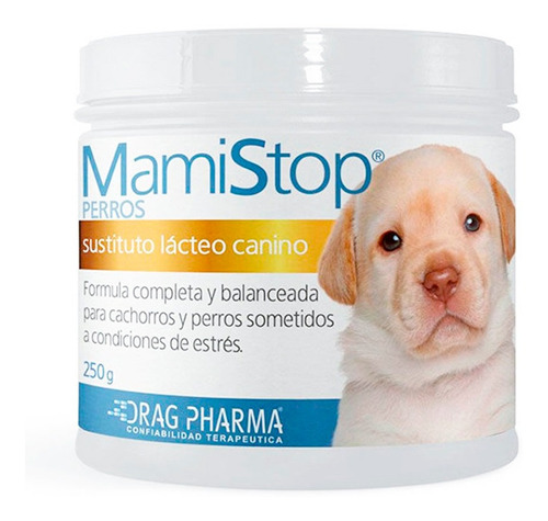 Sustituto Lácteo Polvo Cachorros Drag Pharma Mamistop 250g