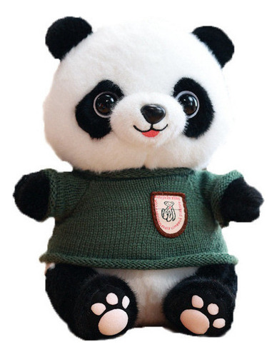 Muñeco De Peluche Panda Rojo De Dibujos Animados