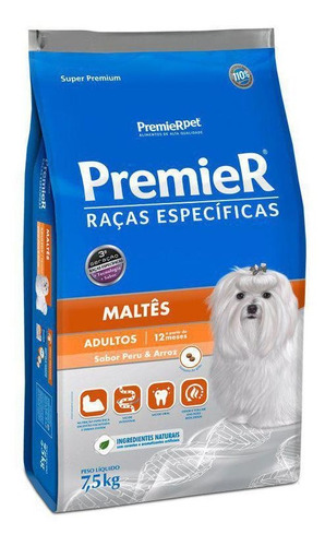 Ração Premier Raças Específicas Maltês Para Cães Adultos