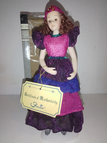 Muñeca De Porcelana Florina Collection Made In Brazil Vintag (Usado)