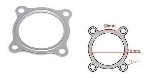 Imagen 2 de 4 de Empaque Metalico Para Turbo Downpipe Vw Audi Seat 1.8t K03