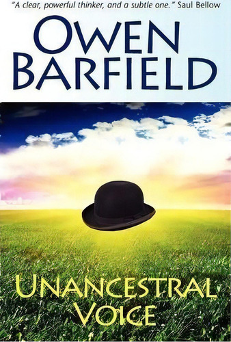 Unancestral Voice, De Owen Barfield. Editorial Barfield Press Uk, Tapa Blanda En Inglés