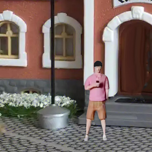 1/64 Figura Diorama Cenário Tiny People People Scale