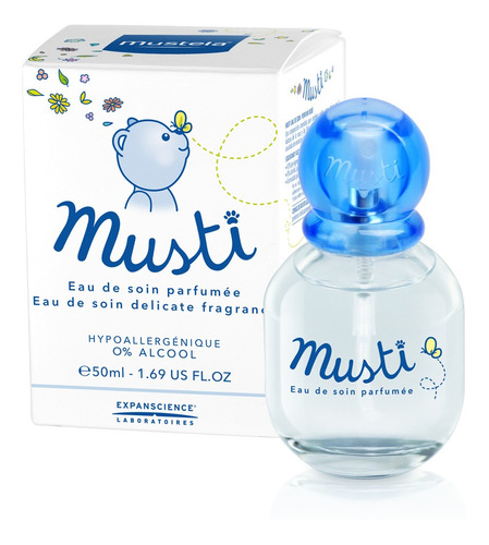 Colonia Para Bebé Mustela Musti Eau De Soin, En Spray,